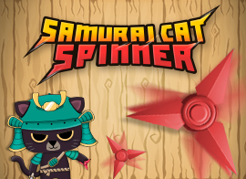 Samurai Cat Spinner game